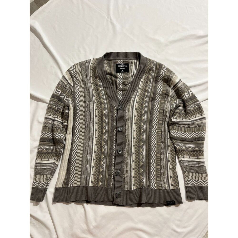 Hollister Button Up Oversized Sweater Size M